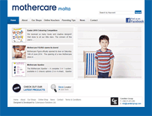 Tablet Screenshot of mothercare.com.mt