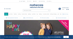 Desktop Screenshot of mothercare.com