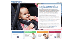 Desktop Screenshot of mothercare.com.pl