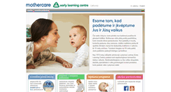 Desktop Screenshot of mothercare.lt